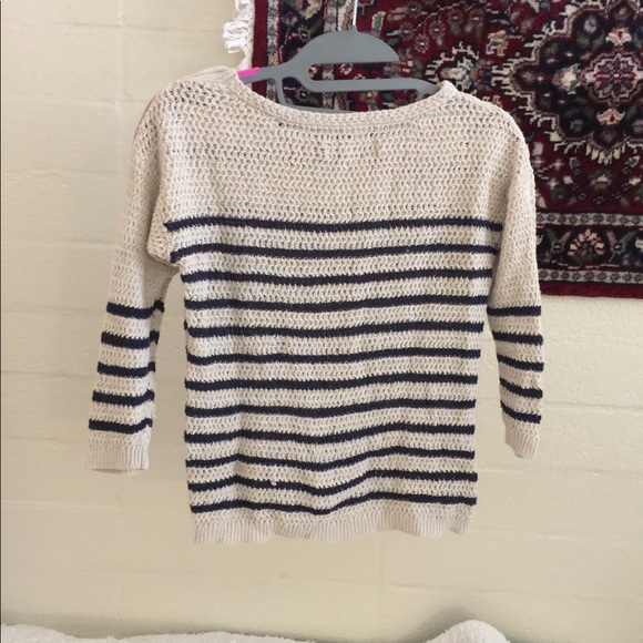 Loft Lightweight Spring Striped Sweater - Picture 2 of 6